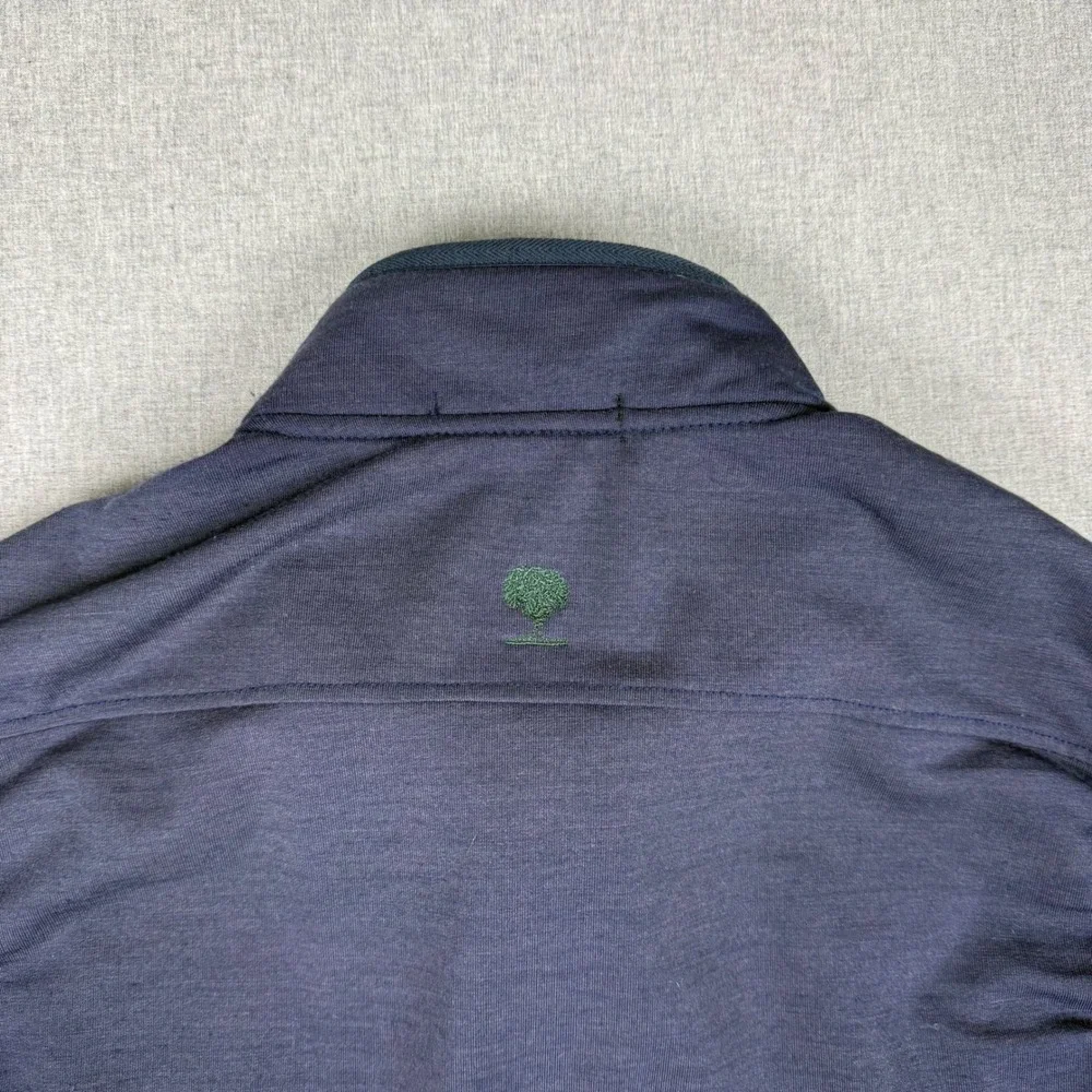 RLX Ralph Lauren Navy Blue Quilted Hybrid Vest Size M Mens Golf Activewear